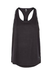 Long Line Sports Vest-Black