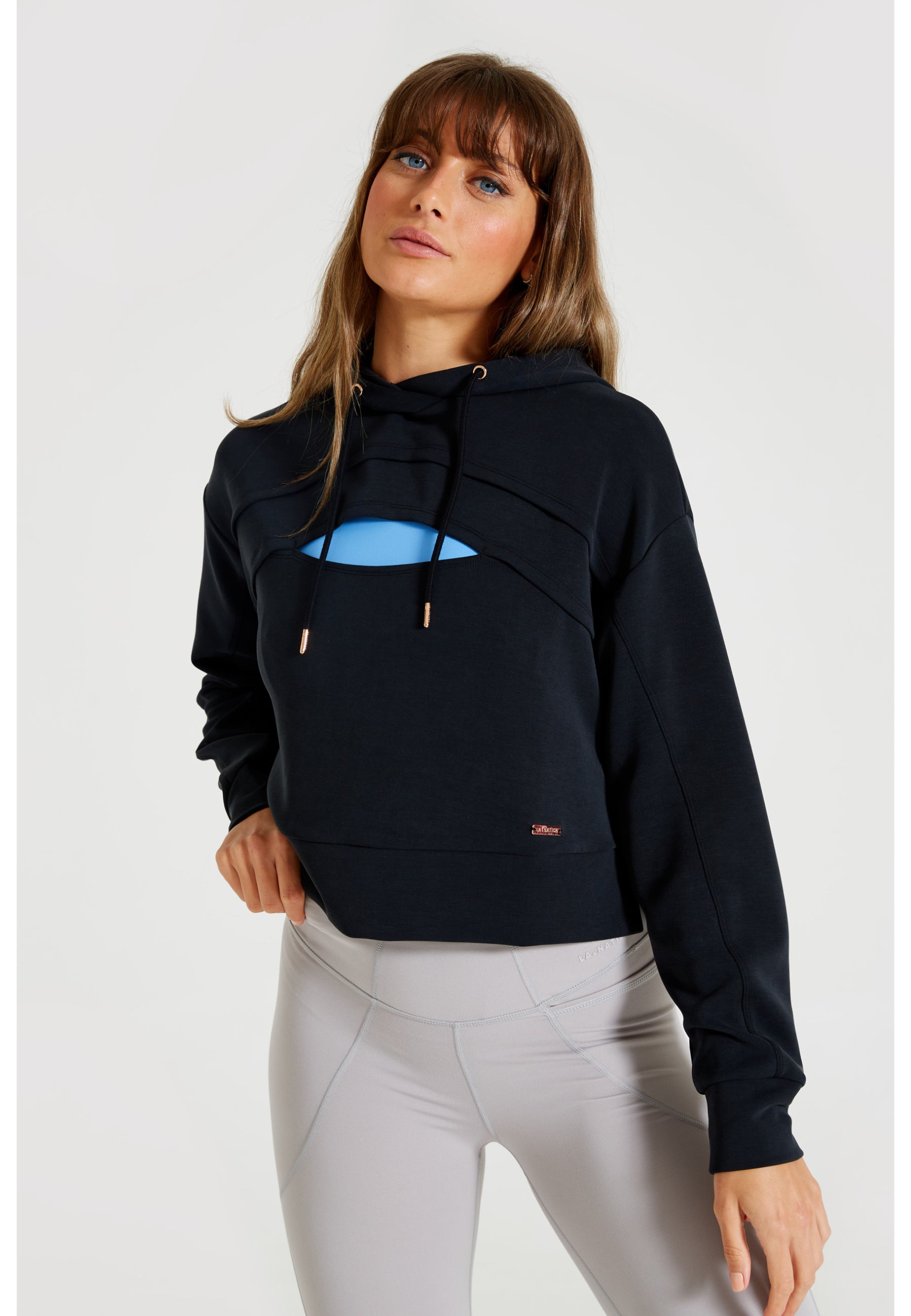 Cut out sales crop hoodie