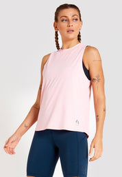 Performance High Neck Vest-Pink
