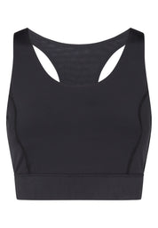 Racer Back Sports Bra-Black