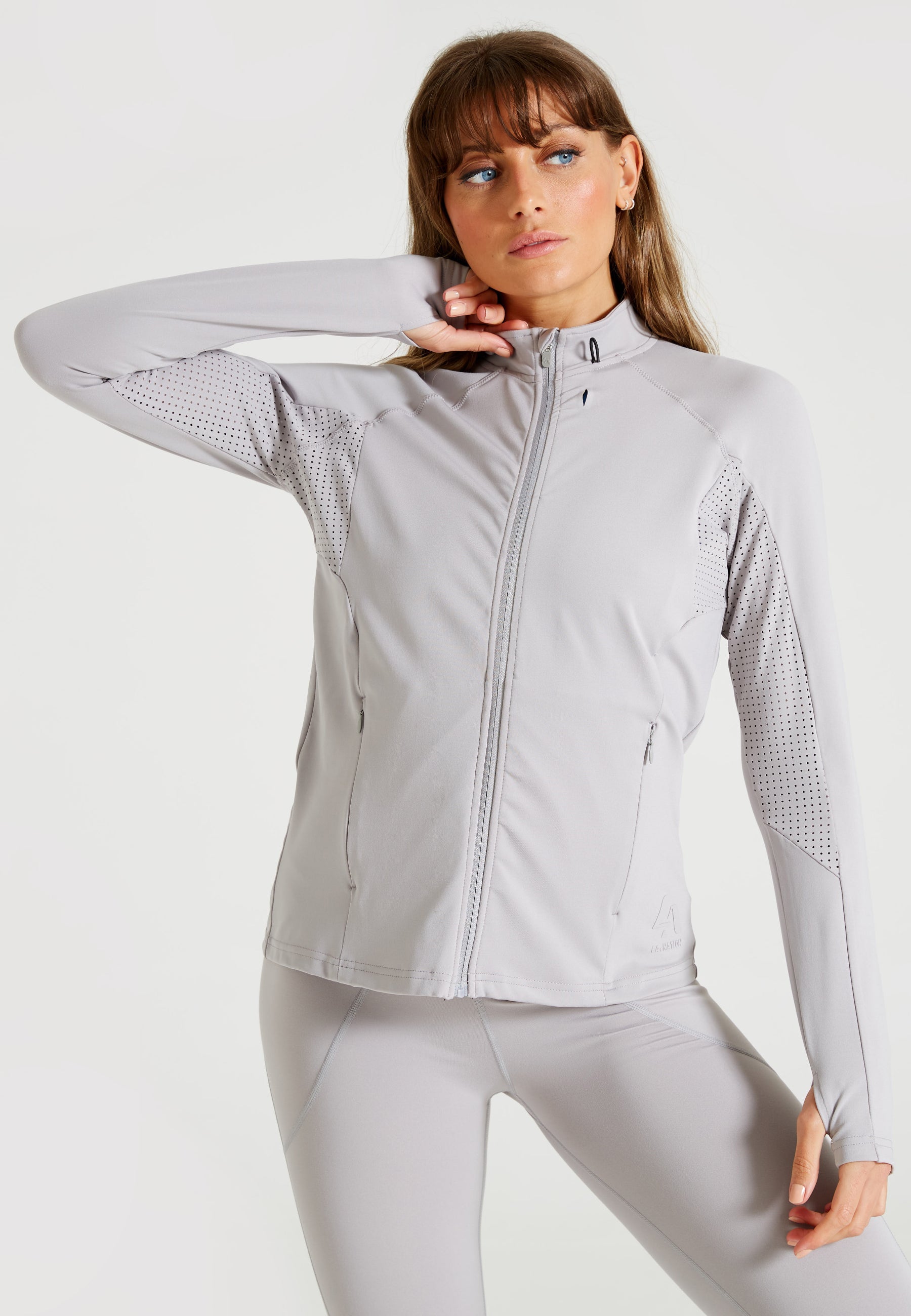 Ultra Full Zip Training Jacket-Grey