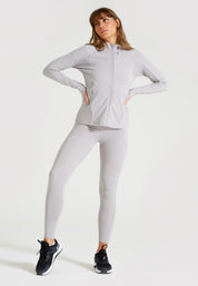 Ultra High Waisted 7/8 Length Gym Leggings-Grey