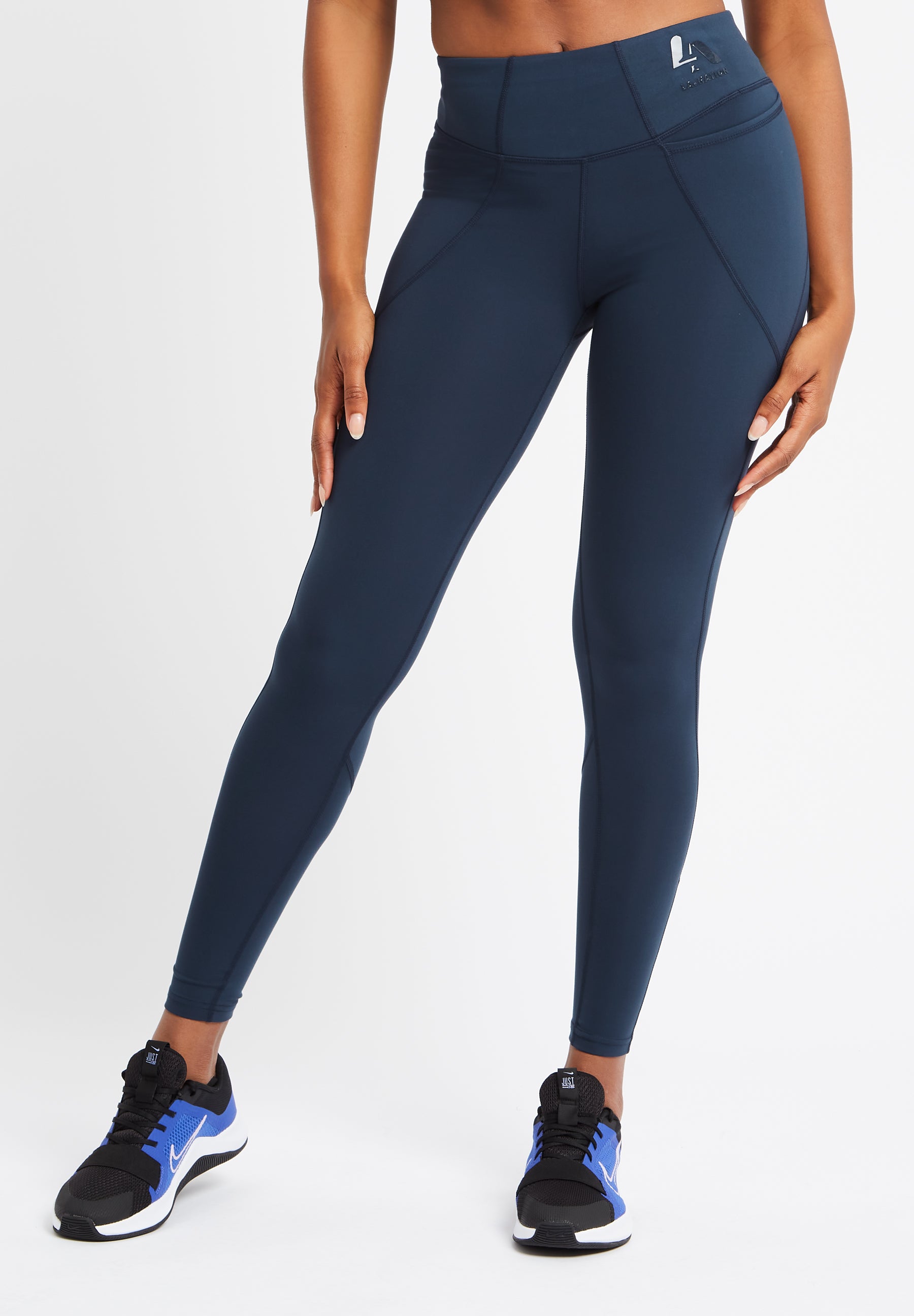 Signature Gym Leggings With Pockets - Navy – LC Activewear