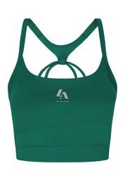 Yoga Crop Top-Green