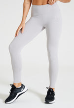 Performance Full Length High Waisted Leggings-Grey