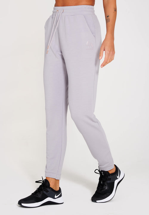 Vibe Slim Fit Grey Jog Pant - LA Nation Women's Activewear