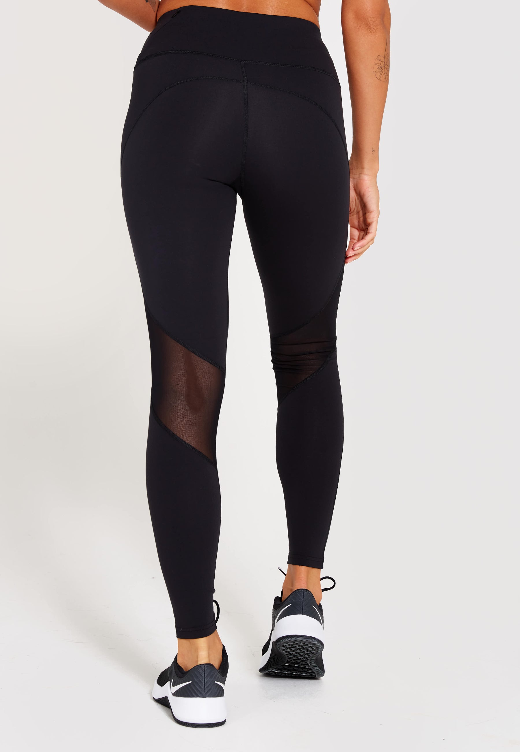 Women's TriDri® mesh tech panel leggings full-length - Branditright