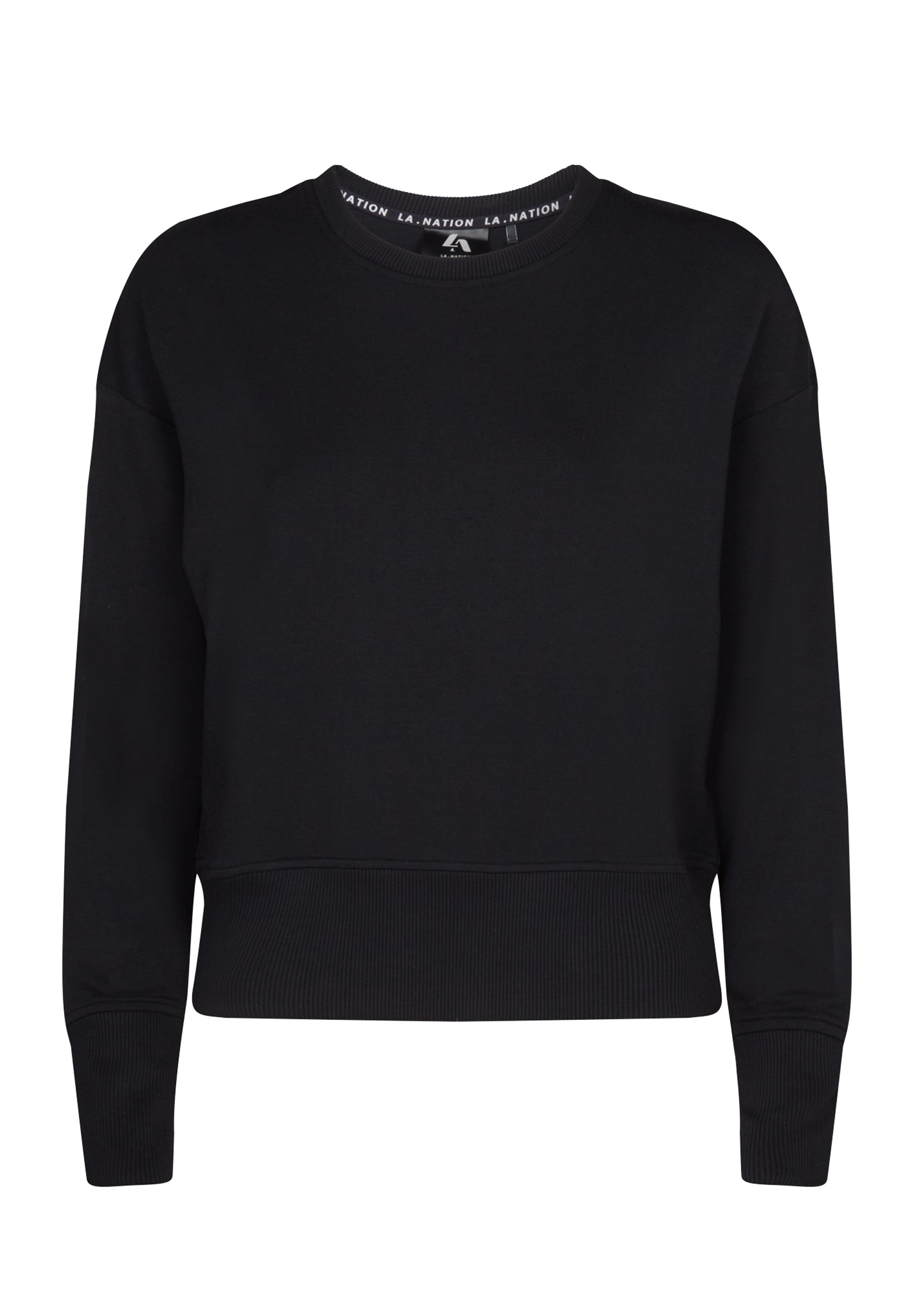 Lux Long Sleeve Sweatshirt-Black