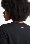 Lux Long Sleeve Crop Top-black - LA Nation Activewear