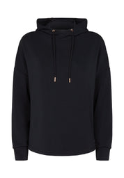 Lux Relaxed Hoodie-Black