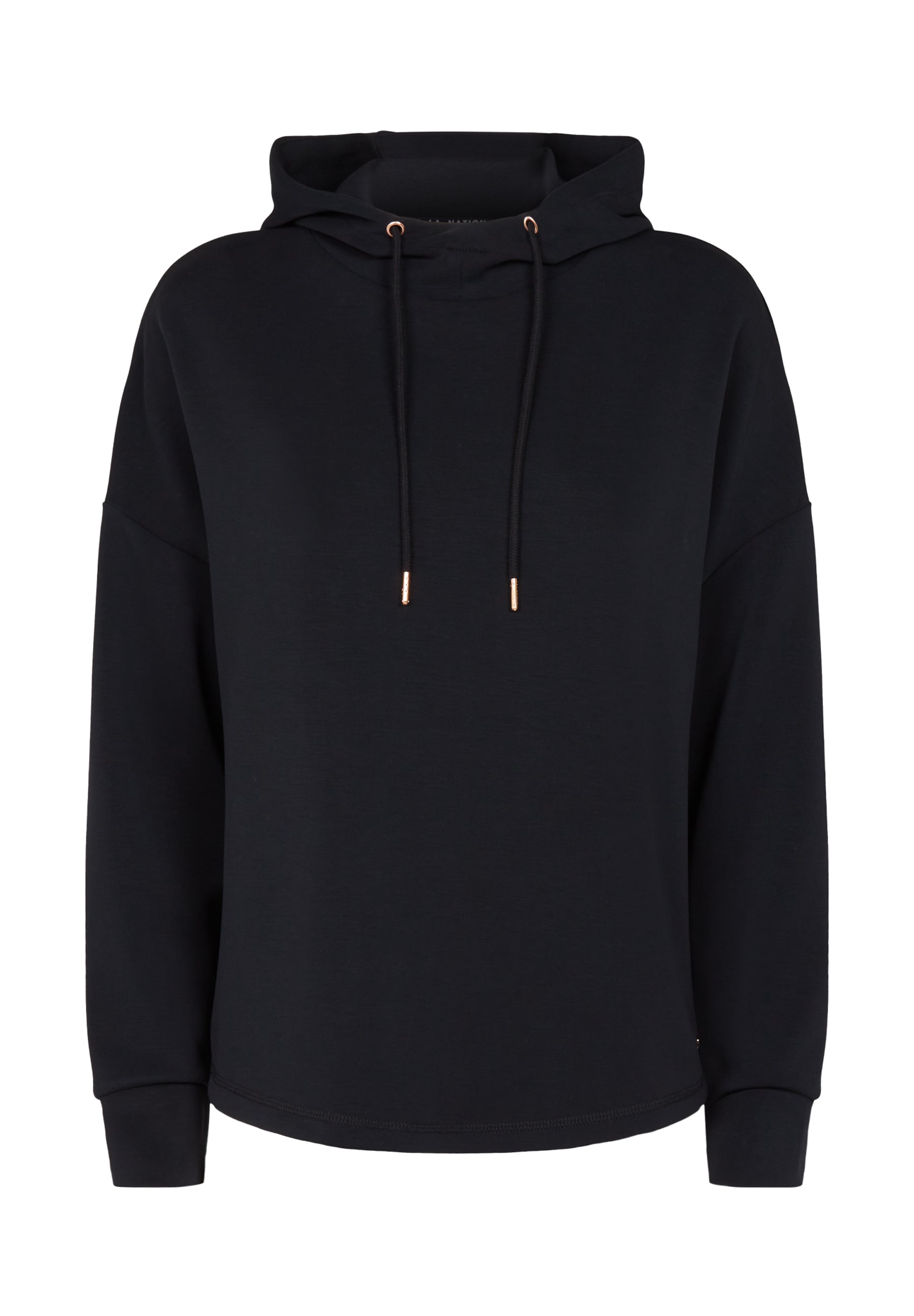 Lux Relaxed Hoodie-Black