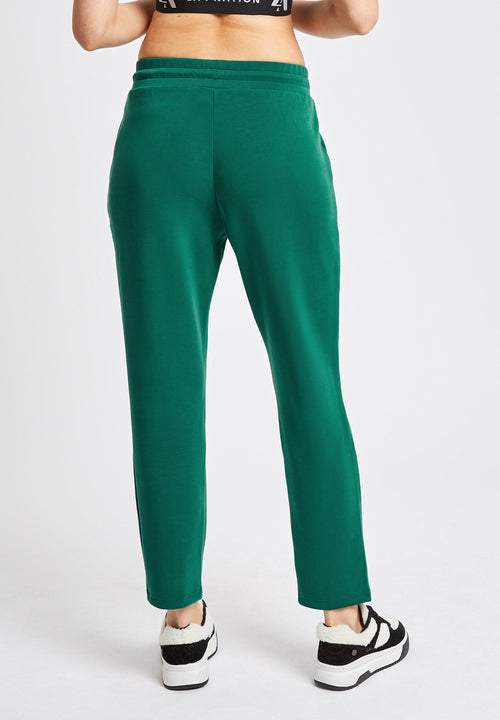 Lux Wide Leg Trousers-Green - LA Nation Activewear