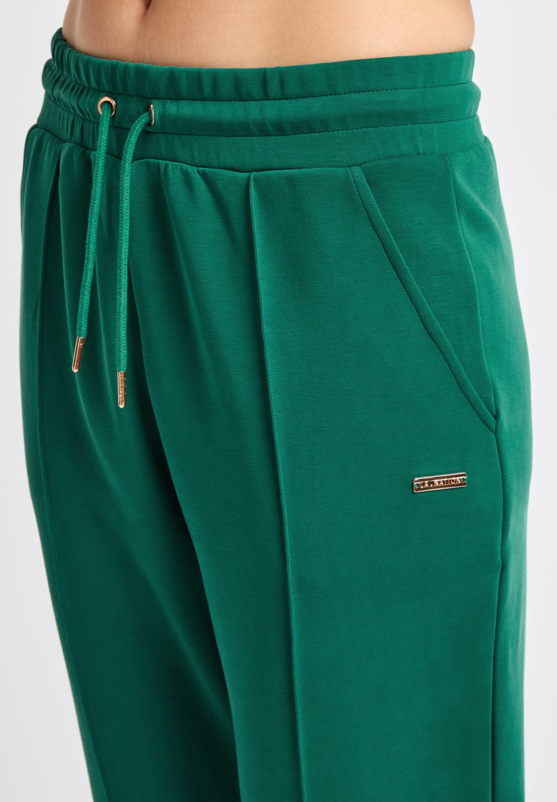 Soft Surroundings Jewel Green Lace Wide Leg Trouser Luxetta