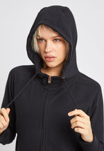 Lux Zip Up Hoodie-black - LA Nation Activewear
