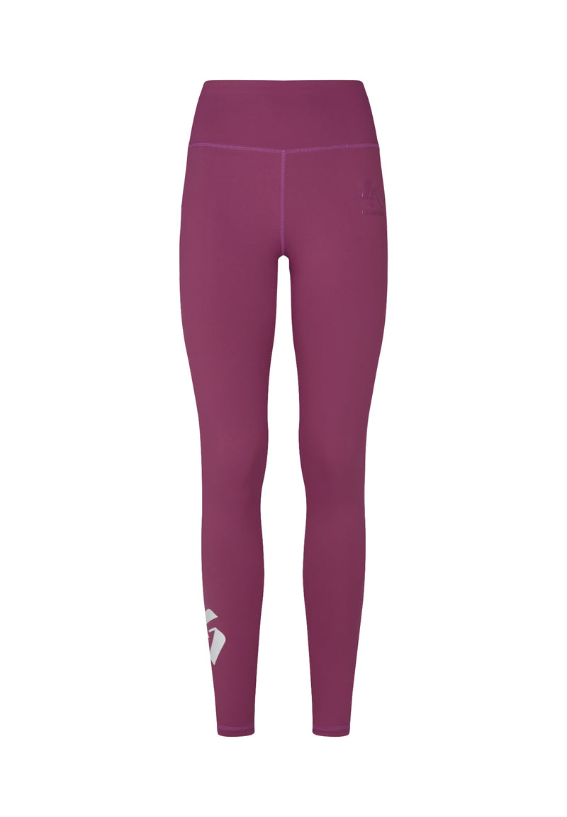 Performance Full Length High Waisted Leggings-Purple