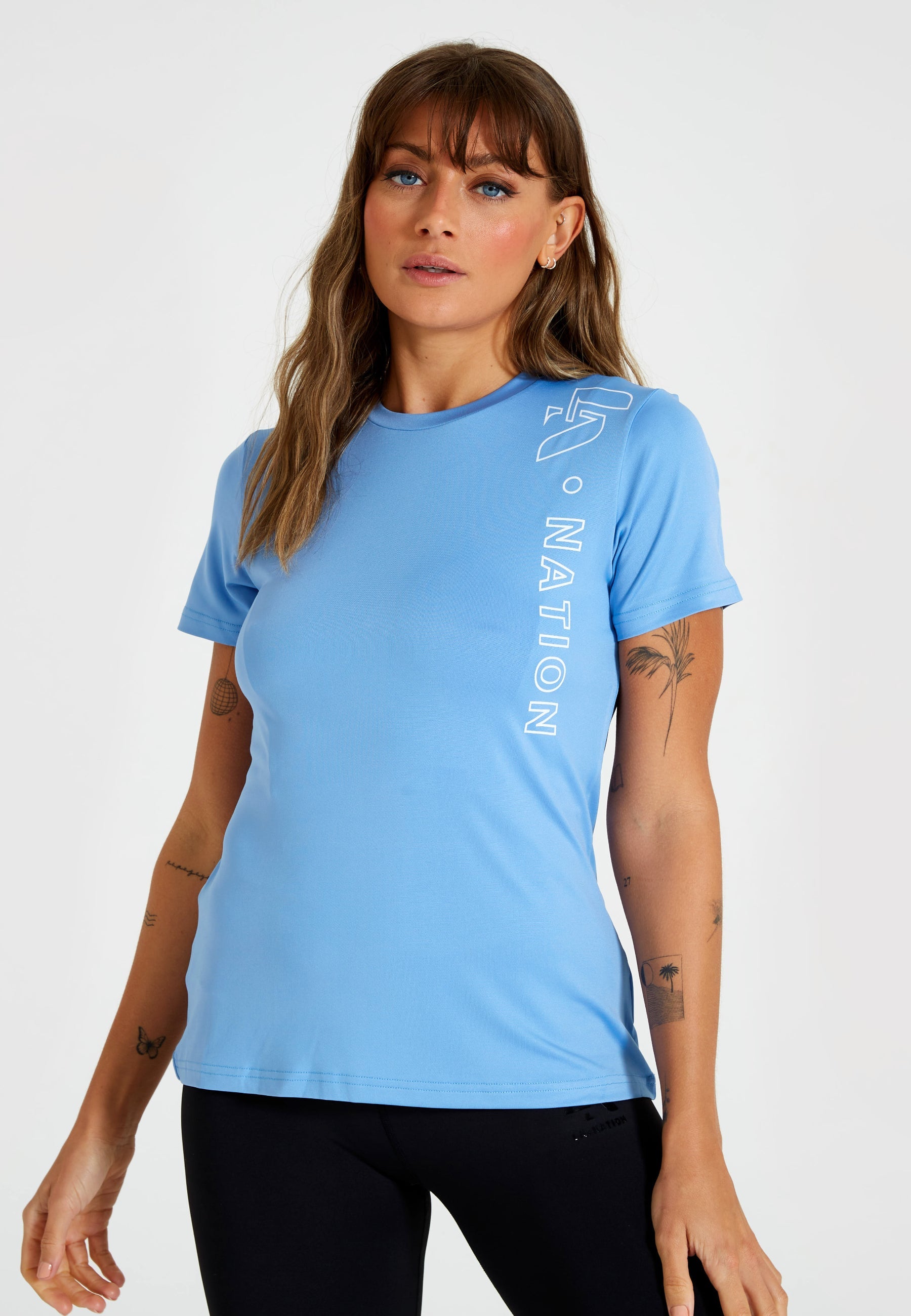 Performance Short Sleeve T-Shirt-Powder Blue