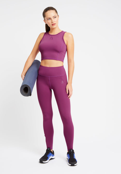 Performance Two Piece Gym Set - Purple - LA Nation Activewear