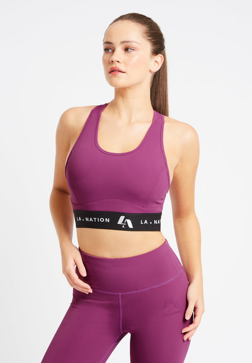 Signature Gym Set-Purple - LA Nation Activewear