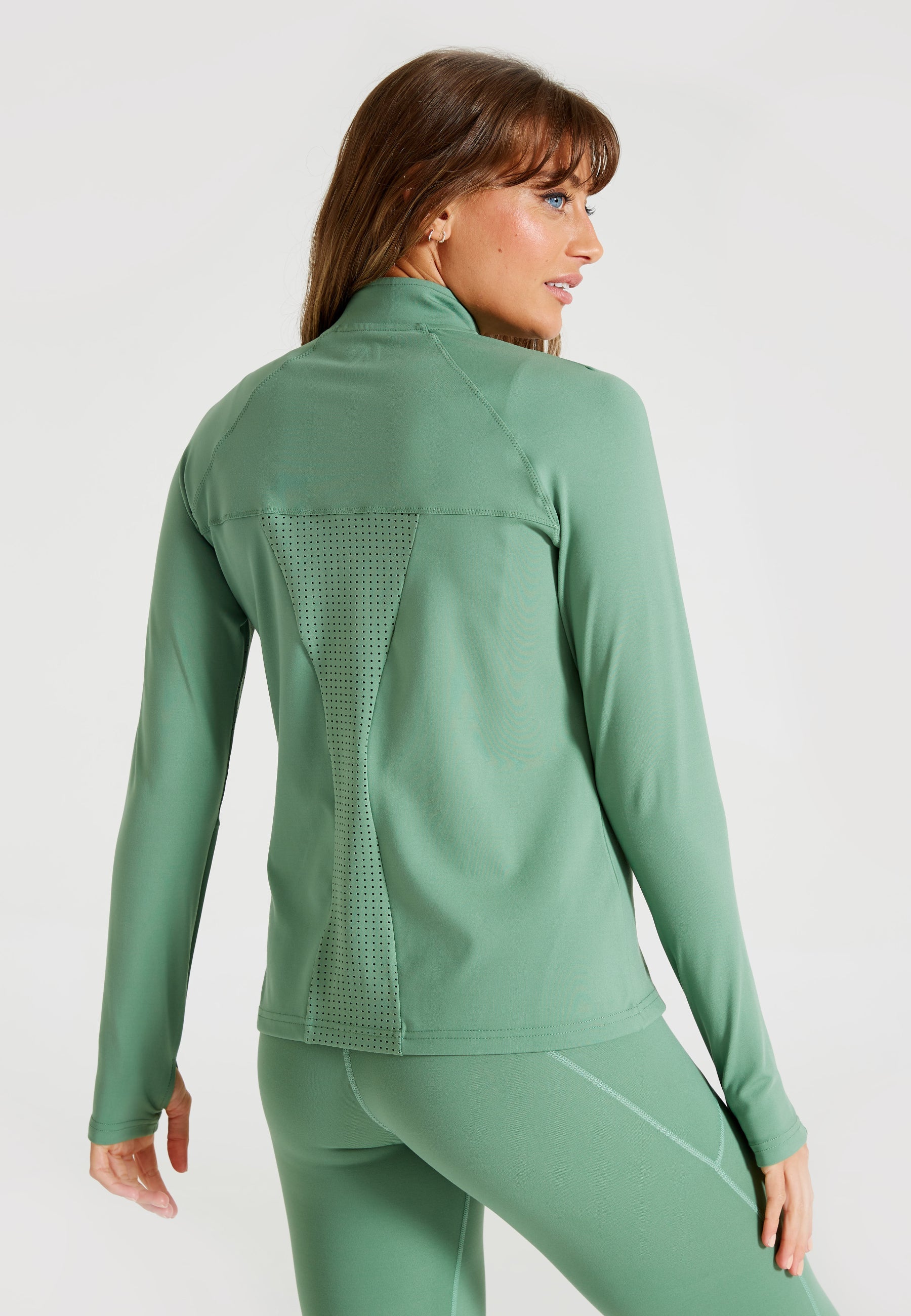 Ultra Full Zip Training Jacket-Green