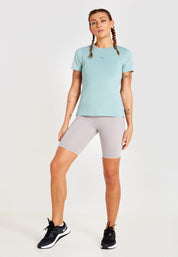 Ultra High Waisted Cycling Shorts-Grey