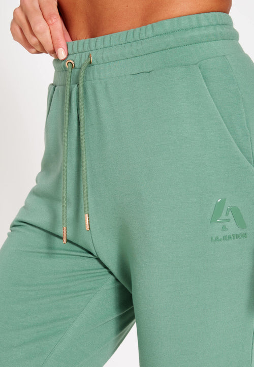 Vibe Slim Fit Jog Pant-Sage Green - LA Nation Activewear