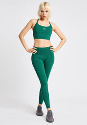 Yoga Crop Top-Green